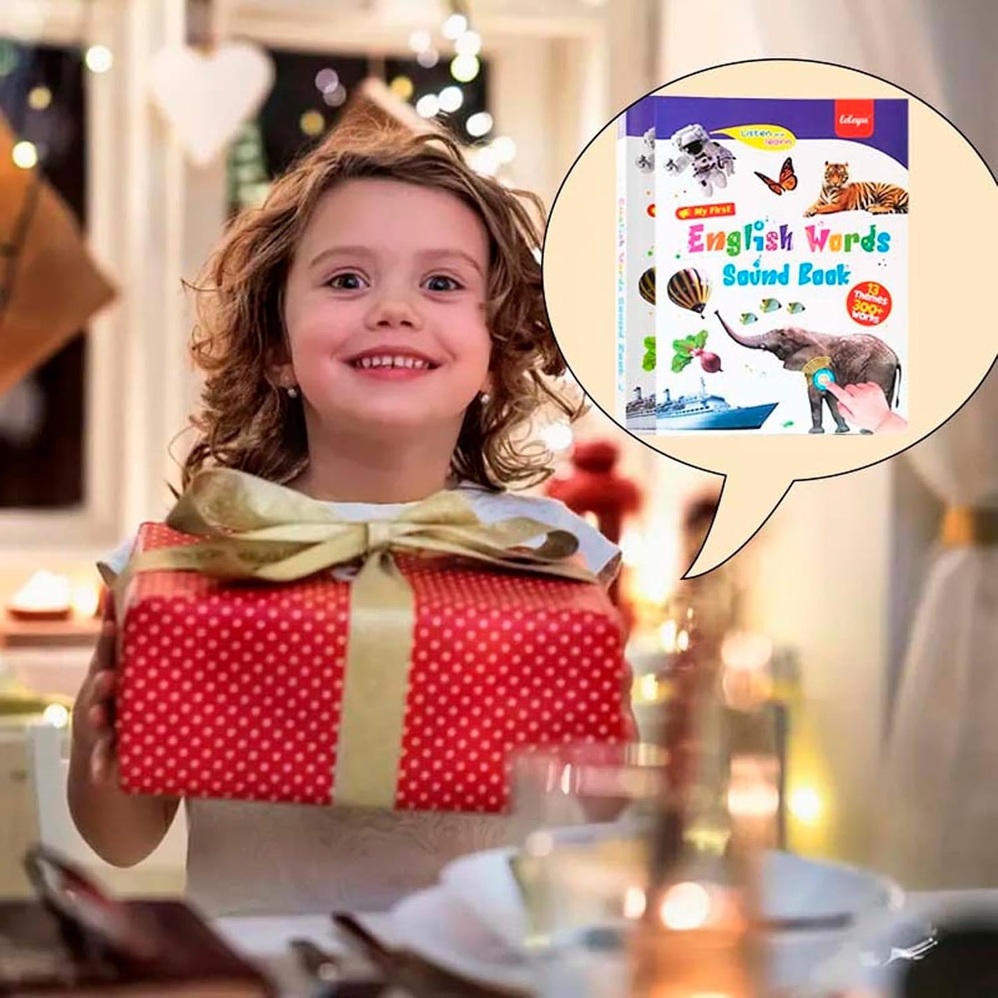 English Words Sound Book: 300+ Words Talking Interactive Learning Book