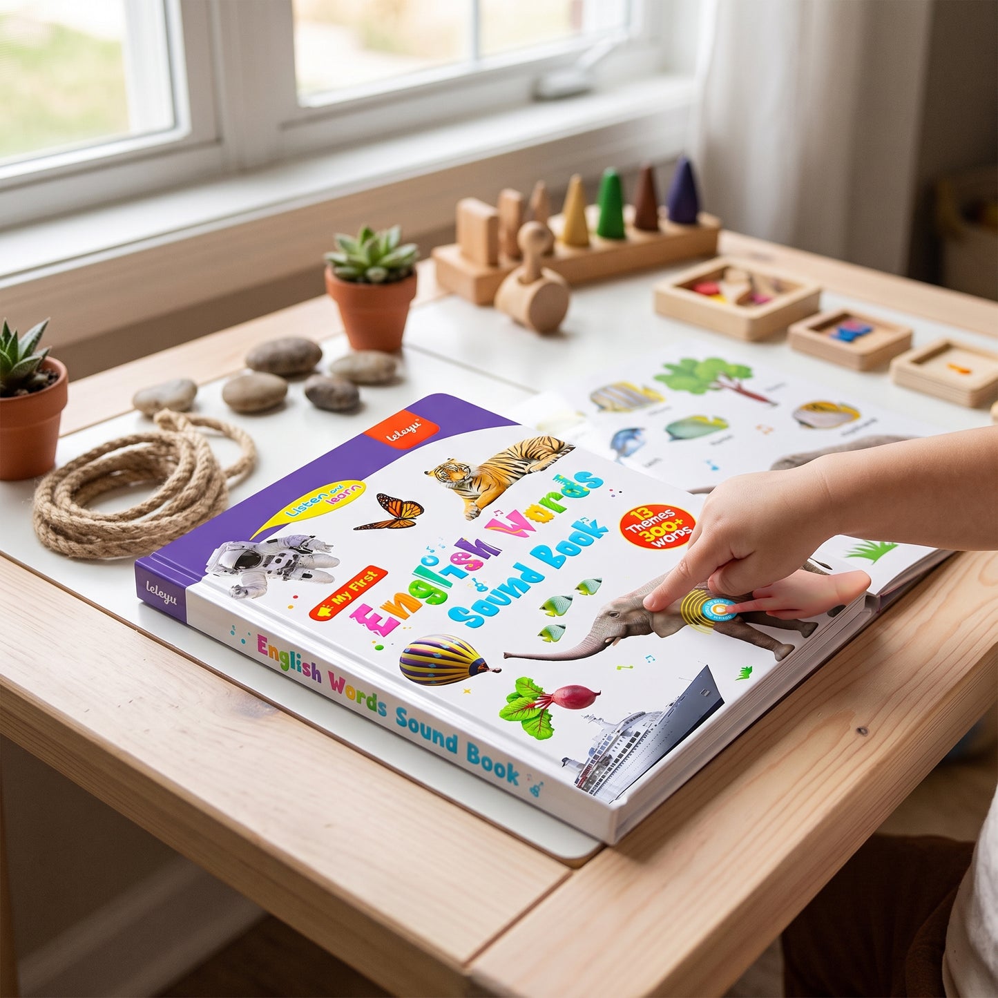 English Words Sound Book: 300+ Words Talking Interactive Learning Book