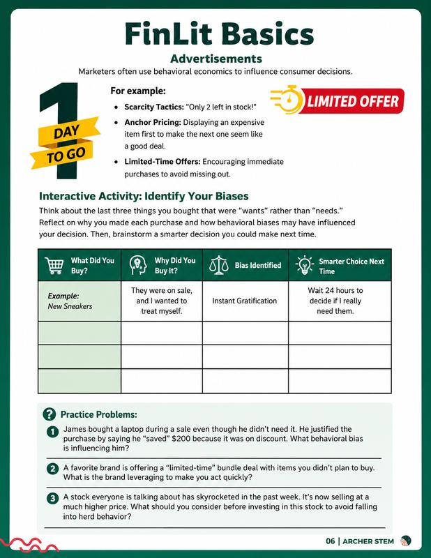 Financial Literacy Workbook