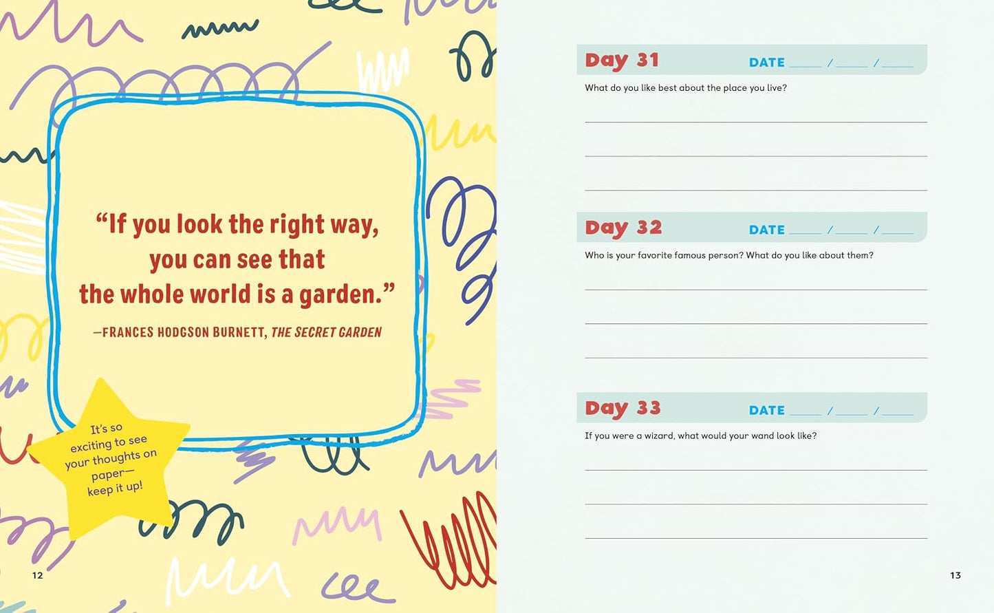 One Question a Day Journal for Kids: 365 Days All About Me